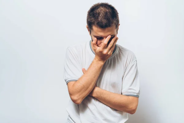 Ein Mann Der Einen Fehler Gemacht Hat — Stockfoto