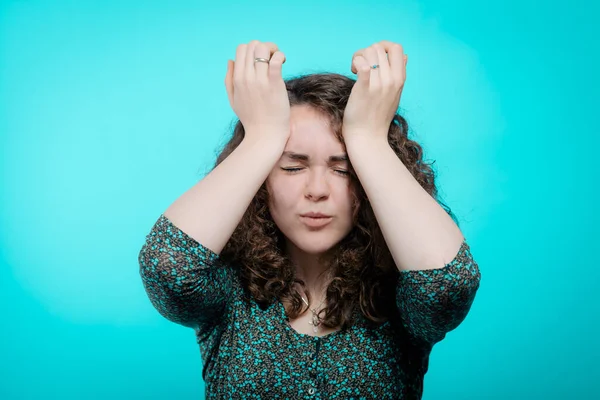 Vrouw Die Een Fout Heeft Gemaakt — Stockfoto