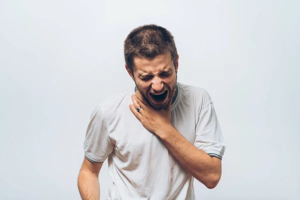 Man Posing Studio — Stock Photo, Image