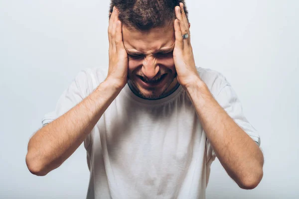 Man Posing Studio — Stock Photo, Image