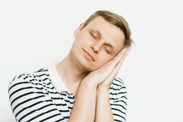 Man Posing Studio Background — Stock Photo, Image