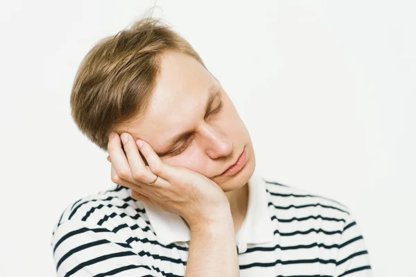 Man Posing Studio — Stock Photo, Image