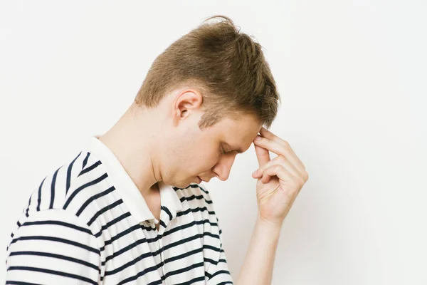 Man Posing Studio — Stock Photo, Image