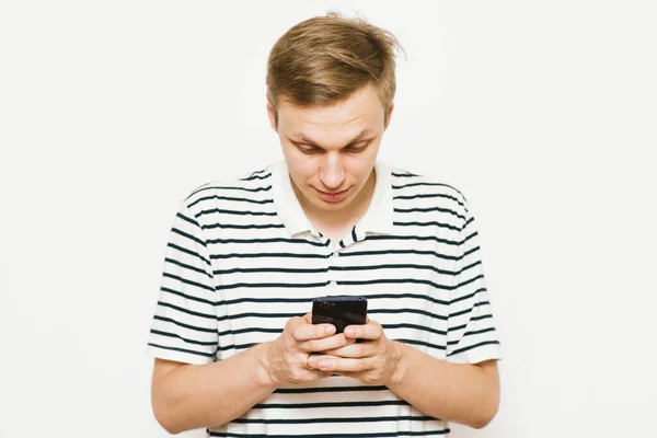 Man Smartphone — Stock Photo, Image