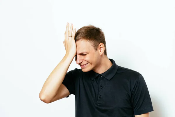 Ein Mann Der Einen Fehler Gemacht Hat — Stockfoto