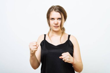 Kadın - bir feminist mevkisini savunuyor.