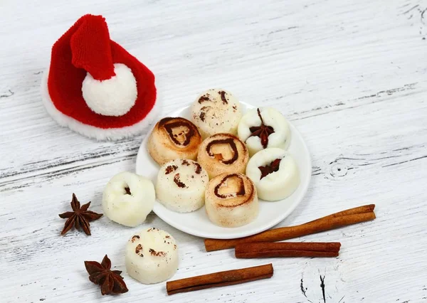 Perfekt julklapp är solid sugar scrub barer — Stockfoto