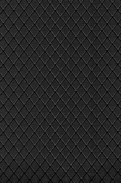 Tessuto di nylon nero sfondo texture, Grande dettagliate strutturato verticale macro modello di primo piano, Tessile Copia Spazio — Foto Stock