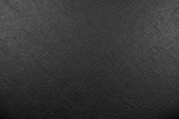 Natural bright black fiber linen fabric texture, large detailed macro closeup, rustic vintage textured burlap canvas background, diagonal pattern, horizontal copy space — Stock Photo, Image