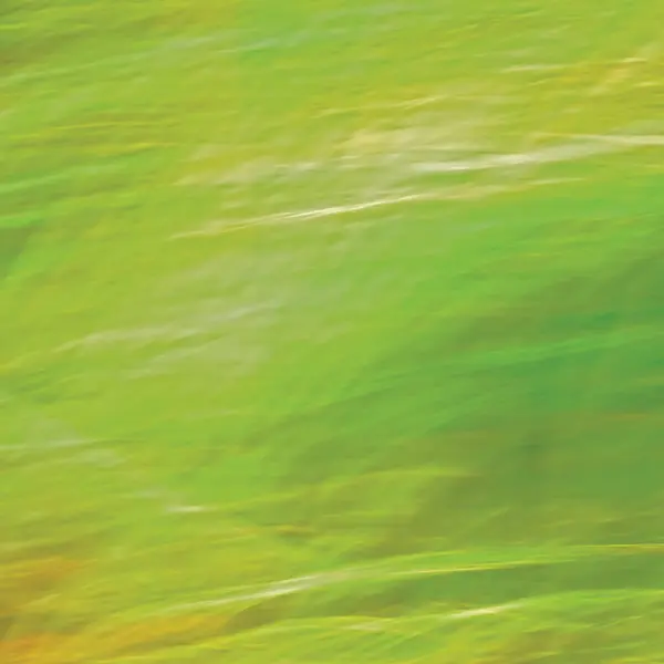 모션 흐리게 밝은 풀밭 잔디 배경, 추상 녹색, 노란색, 주황색 가로 텍스처 패턴 복사 공간 — 스톡 사진