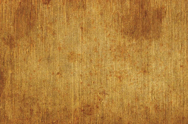 Natural Beige Brown Linen Texture, Detailed Old Aged Grunge Horizontal Macro Closeup, Dirty Rusty Stained Rustic Grungy, Vintage Rust Textured Fabric Burlap Canvas Pattern Detail, Rough Detailed Background Copy Space — Stock Photo, Image