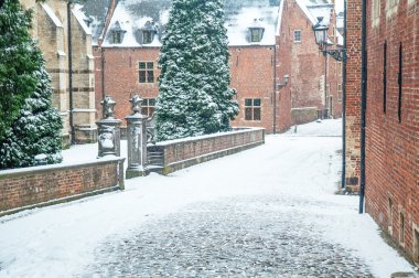 Leuven tarihi parçası evlerde