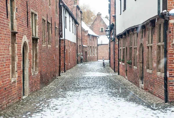 Maisons dans la partie historique de Louvain — Photo