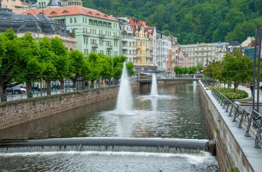 Evler, eski şehir, Karlovy Vary