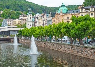 Evler, eski şehir, Karlovy Vary