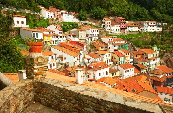 Città vecchia di Cudillero, Spagna — Foto Stock