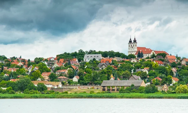 Tihany Binnensee Mit Stürmischem Himmel — Stockfoto