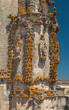 Tomar Manastırı 'nın dış cephesi Tomar, Portekiz