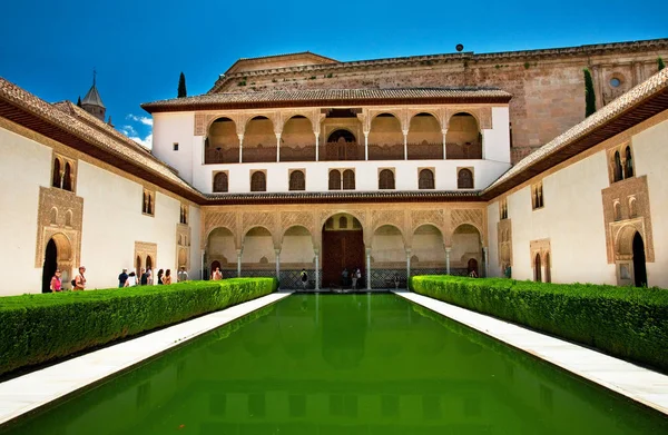 Granada Spagna Giugno 2010 Famosa Alhambra Granada Spagna Giugno 2010 — Foto Stock