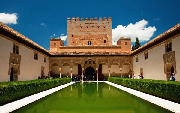 กรานาดา สเปน นายน 2010 Alhambra อเส ยงในกรานาดา สเปนเม นายน 2010 — ภาพถ่ายสต็อก
