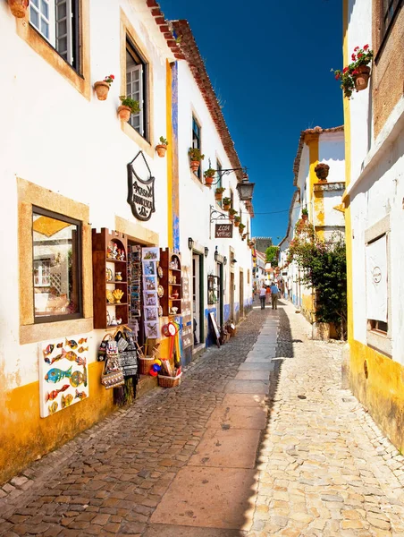 Obidos Portogallo Giugno 2010 Città Vecchia Obidos Portogallo Giugno 2010 — Foto Stock