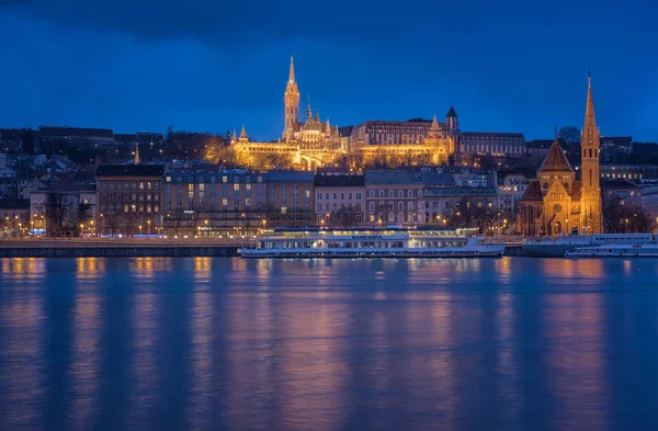 Riverbank Budapest Węgry — Zdjęcie stockowe