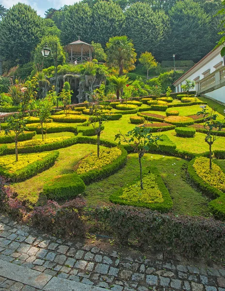 Zahrada Bom Jesus Monte Portugalský Útočiště Poblíž Braga Portugalsko — Stock fotografie