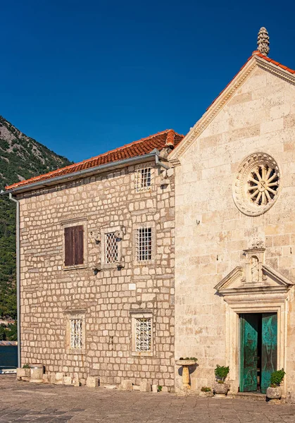 Perast Montenegro Agosto 2019 Vista Del Casco Antiguo Perast Montenegro — Foto de Stock