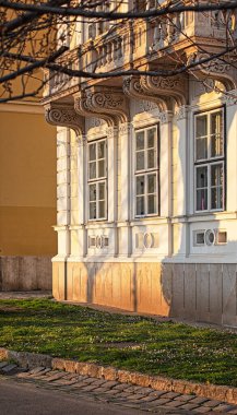 Macaristan, Budapeşte 'deki RPD Tth gezinti alanındaki evler