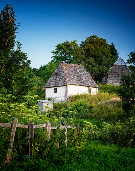 Beau Village Dans Les Montagnes Monténégro — Photo