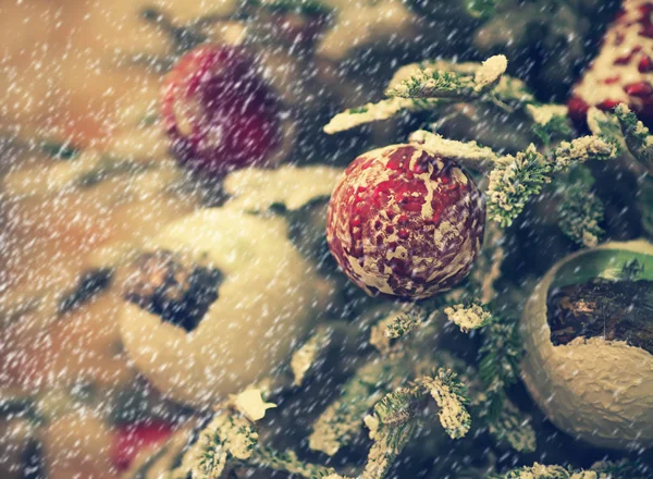Árvore de Natal. Fundo de férias — Fotografia de Stock