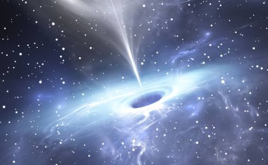 Süper büyük kütleli kara delik Milky Way galaktik Merkezi