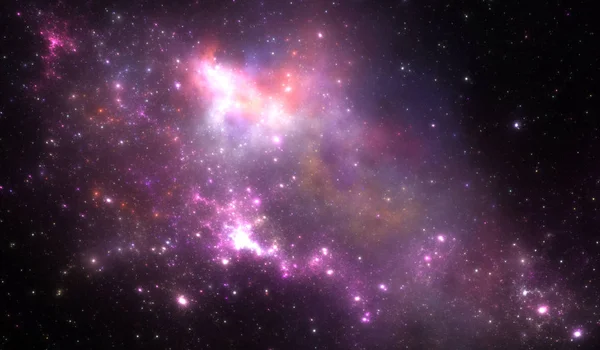 Nebulosa espacial, para uso con proyectos de ciencia, investigación y educación . —  Fotos de Stock
