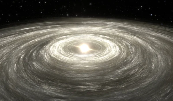 原始惑星系円盤の図 — ストック写真