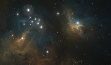 Yansıma bulutsusu site yıldız oluşumu, Bulutsusu tarafından yansıyan yıldız ışık yayar.