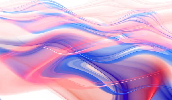 Abstract blue and red color wavy background — Stock Photo, Image