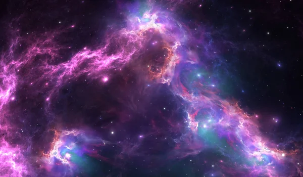 Nebulosa espacial, para uso em projetos de ciência, pesquisa e educação . — Fotografia de Stock