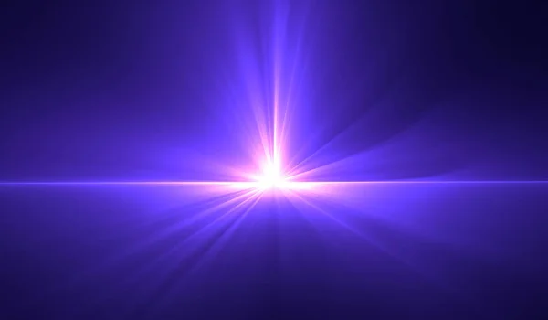 Blue glow light effect. Star burst — Stock Photo, Image