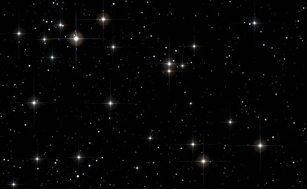 与星星的空间背景。空间星星背景。与许多明星为不同的项目空间纹理 — 图库照片