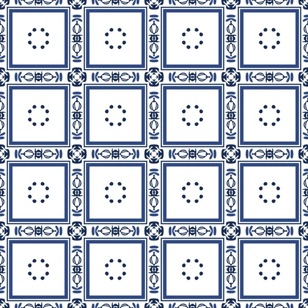 Azulejos portugueses ilustrados — Vetor de Stock