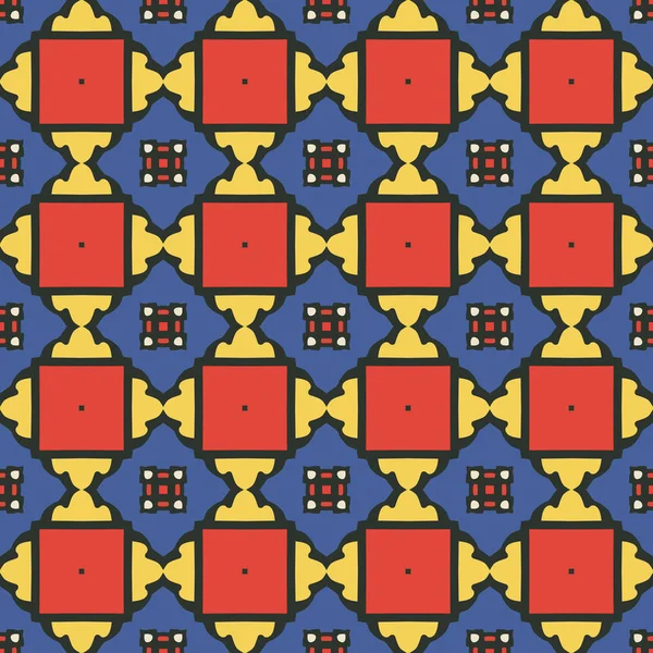 Nahtlos illustriertes Muster — Stockvektor