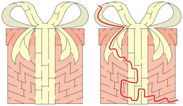 ギフト迷路を示す — ストック写真