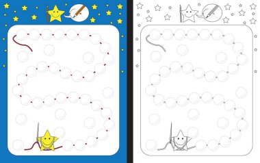 Resimli okul öncesi çalışma