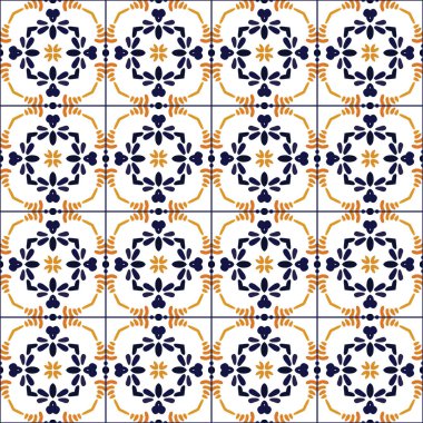 Resimli Meksika fayans