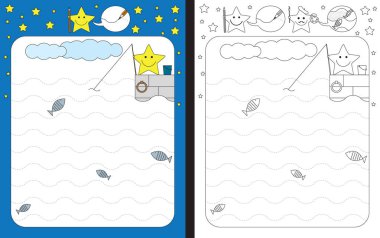 Resimli okul öncesi çalışma