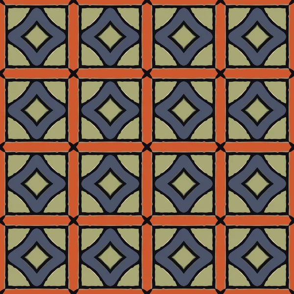 Seamless illustrated pattern — Stock Vector