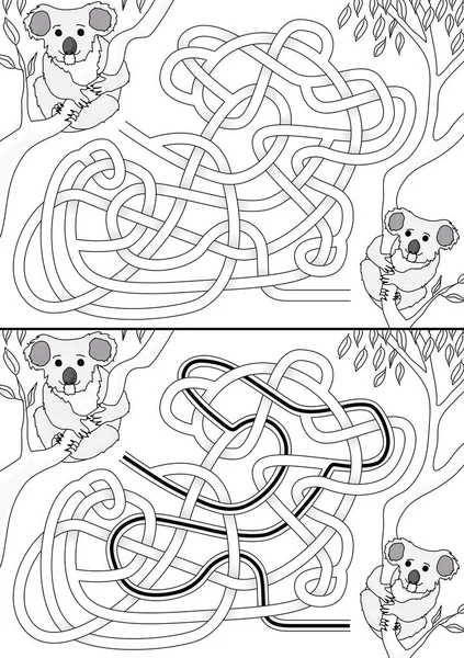Koala labirent resimli