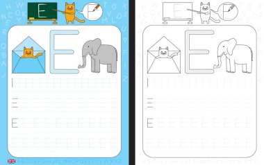 Alfabe izleme çalışma sayfası
