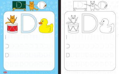 Alfabe izleme çalışma sayfası