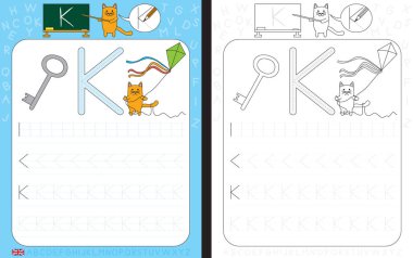 Alfabe izleme çalışma sayfası